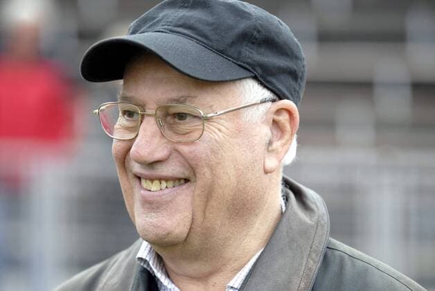 Vizepräsident Klaus Lötzbeier (Eintracht Frankfurt) Fußball 1. BL Herren Oberliga Hessen 2007 2008, Eintracht Frankfurt II, Amateure, Amat, A, II, U23, U 23 Porträt Frankfurt M. Freude, Fußball 1. BL Herren Oberliga Hessen 2007 2008, Eintracht Frankfurt II, Amateure, Amat, A, II, U23, U 23 Porträt Frankfurt M. Freude,