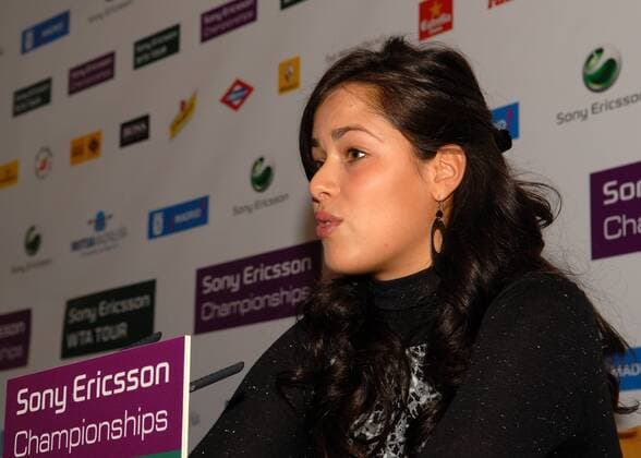 Ana Ivanovic (Serbien) - Pressekonferenz -  Tennis WM Damen Sony Ericsson Championships 2007, WTA Tour, Pressekonferenz, Pressetermin, Einzelbild Madrid Tennis WM Damen Sony Ericsson Championships 2007, WTA Tour, Pressekonferenz, Pressetermin, Einzelbild Madrid