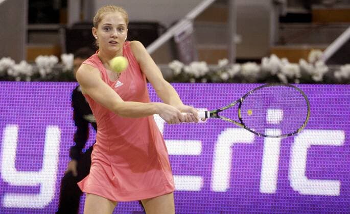 Anna Chakvetadze (Russland) -  - NOxONLINExUSE Tennis WM Damen Sony Ericsson Championships 2007, WTA Tour Einzelbild Madrid Dynamik, Tennis WM Damen Sony Ericsson Championships 2007, WTA Tour Einzelbild Madrid Dynamik,