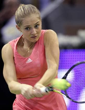 Anna Chakvetadze (Russland) -  - NOxONLINExUSE Tennis WM Damen Sony Ericsson Championships 2007, WTA Tour Einzelbild Madrid Dynamik, Tennis WM Damen Sony Ericsson Championships 2007, WTA Tour Einzelbild Madrid Dynamik,