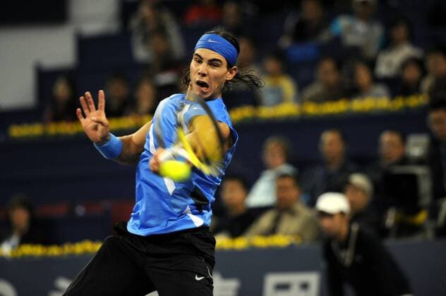 Rafael Nadal (Spanien) -  (IMCpau16049202) Tennis WM Herren ATP Masters Cup 2007, Series, Tour Einzelbild Shanghai Dynamik, Tennis WM Herren ATP Masters Cup 2007, Series, Tour Einzelbild Shanghai Dynamik,