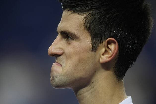 Novak Djokovic (Serbien) Tennis WM Herren ATP Masters Cup 2007, Series, Tour Porträt Shanghai Skepsis, Enttäuschung Tennis WM Herren ATP Masters Cup 2007, Series, Tour Porträt Shanghai Skepsis, Enttäuschung