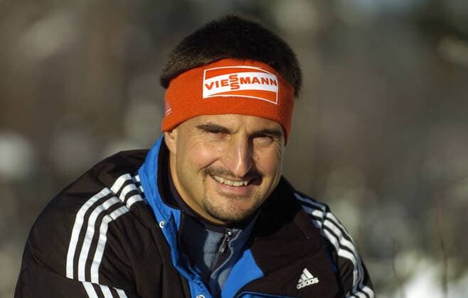 Georg Hackl (Deutschland) Rennrodeln Herren Fotoshooting 2005, Rodeln, Rennschlitten, Rennschlittensport Porträt Altenberg Rennrodeln Herren Fotoshooting 2005, Rodeln, Rennschlitten, Rennschlittensport Porträt Altenberg