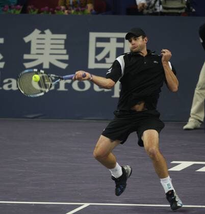 Andy Roddick (USA) Tennis WM Herren ATP Masters Cup 2007, Series, Tour Einzelbild Shanghai Dynamik, Tennis WM Herren ATP Masters Cup 2007, Series, Tour Einzelbild Shanghai Dynamik,