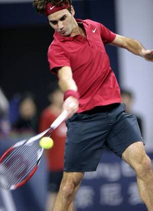 Roger Federer (Schweiz) -  (IMCpau16191104) Tennis WM Herren ATP Masters Cup 2007, Series, Tour Einzelbild Shanghai Dynamik, Tennis WM Herren ATP Masters Cup 2007, Series, Tour Einzelbild Shanghai Dynamik,