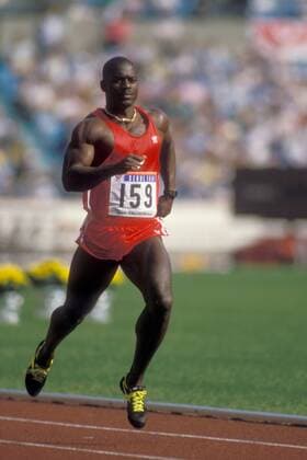Ben Johnson (Kanada) Leichtathletik OS Sommer Herren Olympische Spiele Seoul 1988, Sommerspiele, Nationaltrikot Einzelbild Seoul Dynamik, Leichtathletik OS Sommer Herren Olympische Spiele Seoul 1988, Sommerspiele, Nationaltrikot Einzelbild Seoul Dynamik,