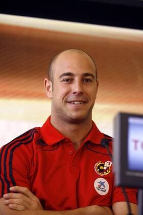 Torwart Jose Manuel Reina (Spanien) - Pressekonferenz -  - NOxONLINExUSE Fußball Herren Nationalmannschaft 2007, Pressetermin Einzelbild Las Palmas de Gran Canaria Fußball Herren Nationalmannschaft 2007, Pressetermin Einzelbild Las Palmas de Gran Canaria