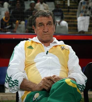 Nationaltrainer Carlos Alberto Parreira (Südafrika) nachdenklich Fußball Länderspiel Herren Freundschaftsspiel 2007, Test, Testspiel, Nationalteam Einzelbild Durban Nachdenklichkeit, Skepsis, Fußball Länderspiel Herren Freundschaftsspiel 2007, Test, Testspiel, Nationalteam Einzelbild Durban Nachdenklichkeit, Skepsis,