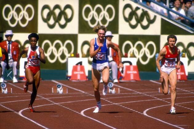 100m Finale, v.li.: Evelyn Ashford (USA), Heike Drechsler (DDR), Anelia Vetchernikova (Bulgarien) Leichtathletik OS Sommer Damen Olympische Spiele Seoul 1988, Sommerspiele, Nationaltrikot Gruppe Seoul Dynamik, Leichtathletik OS Sommer Damen Olympische Spiele Seoul 1988, Sommerspiele, Nationaltrikot Gruppe Seoul Dynamik,