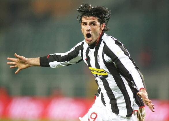 Vicenzo Iaquinta (Juventus Turin) - Torjubel -  Fußball Herren Serie A 2007 2008, 1. Italienische Liga, Juve Einzelbild Turin Freude, Begeisterung, Fußball Herren Serie A 2007 2008, 1. Italienische Liga, Juve Einzelbild Turin Freude, Begeisterung,