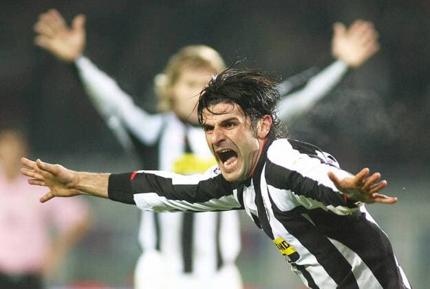 Vicenzo Iaquinta (Juventus Turin) - Torjubel -  Fußball Herren Serie A 2007 2008, 1. Italienische Liga, Juve Einzelbild Turin Freude, Begeisterung, Fußball Herren Serie A 2007 2008, 1. Italienische Liga, Juve Einzelbild Turin Freude, Begeisterung,