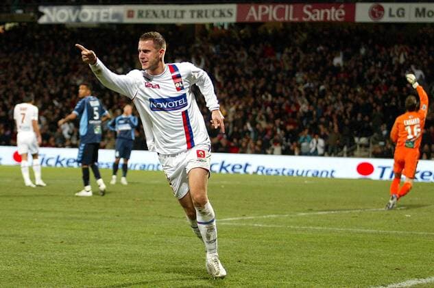 Francois Clerc (Lyon) - Torjubel -  (pan23439) Fußball Herren Ligue 1 2007 2008, 1. Französische Liga, Olympique Lyonnais - RC Strasbourg 5:0, Racing Club de, OL Gruppe Lyon Freude, Fußball Herren Ligue 1 2007 2008, 1. Französische Liga, Olympique Lyonnais - RC Strasbourg 5:0, Racing Club de, OL Gruppe Lyon Freude,