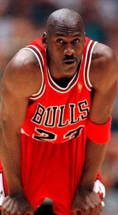 Michael Jordan (Chicago Bulls) -  (LAP970828012) Basketball Herren NBA Pre Season 1997 1998, Pre Season, Test, Testspiel Einzelbild Los Angeles, LA, L.A. Basketball Herren NBA Pre Season 1997 1998, Pre Season, Test, Testspiel Einzelbild Los Angeles, LA, L.A.