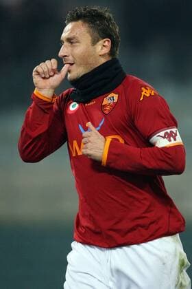 Francesco Totti (AS Rom) - Torjubel -  Fußball Herren Serie A 2007 2008, 1. Italienische Liga, AS Roma Einzelbild Rom Freude, Fußball Herren Serie A 2007 2008, 1. Italienische Liga, AS Roma Einzelbild Rom Freude,