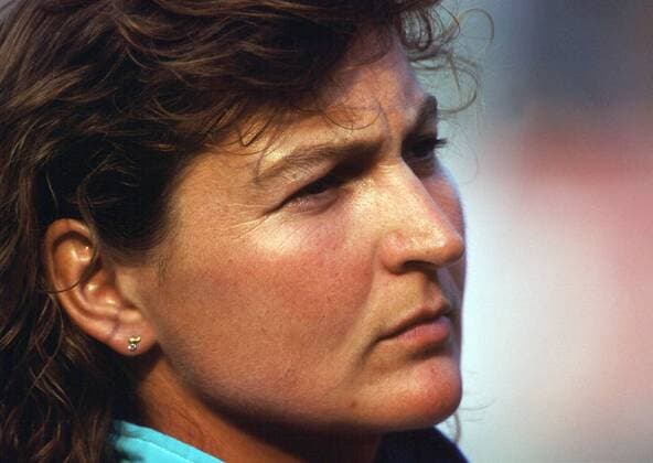 Birgit Fischer (Deutschland) Kanu Damen Kanusport 2000, Kajak Porträt Nachdenklichkeit, Kanu Damen Kanusport 2000, Kajak Porträt Nachdenklichkeit,