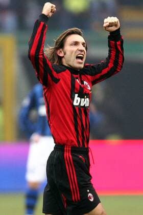 Andrea Pirlo (AC Mailand) - Torjubel -  Fußball Herren Serie A 2007 2008, 1. Italienische Liga, AC Mailand, Milan Einzelbild Mailand Freude, Begeisterung, Fußball Herren Serie A 2007 2008, 1. Italienische Liga, AC Mailand, Milan Einzelbild Mailand Freude, Begeisterung,
