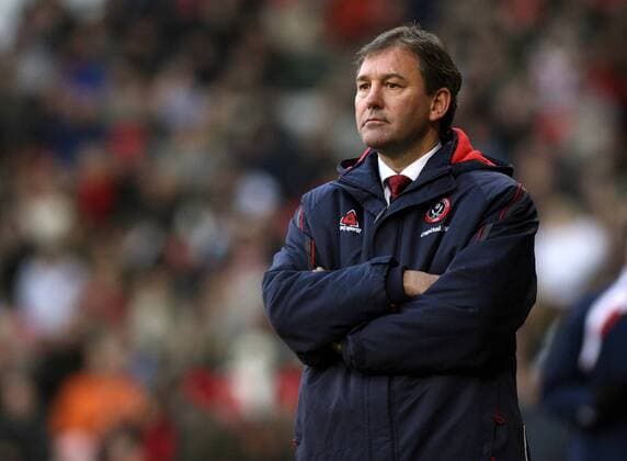 Fußball, Trainerhistorie Sheffield United von 1889 bis heute Trainer Bryan Robson (Sheffield United) -  Fußball Herren Football League Championship 2007 2008, 2. Englische Liga, Sheffield United FC Einzelbild Sheffield Fußball Herren Football League Championship 2007 2008, 2. Englische Liga, Sheffield United FC Einzelbild Sheffield