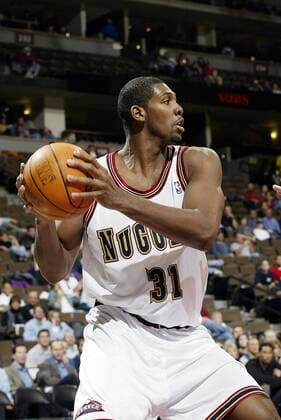 Nene Hilario (Denver Nuggets) - (Icon7660304) Basketball Herren NBA, 2002 2003, Einzelbild Basketball Herren NBA, 2002 2003, Einzelbild EDITORIAL USE ONLY
