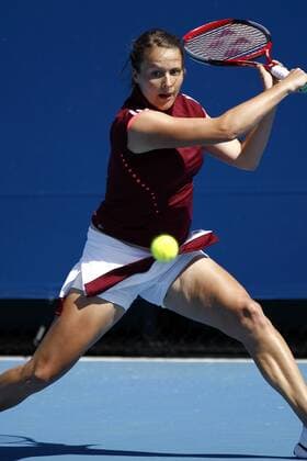Tatjana Malek (Deutschland) Tennis Damen Australian Open 2008, Grand Slam, WTA Tour Einzelbild Melbourne Dynamik, Tennis Damen Australian Open 2008, Grand Slam, WTA Tour Einzelbild Melbourne Dynamik,