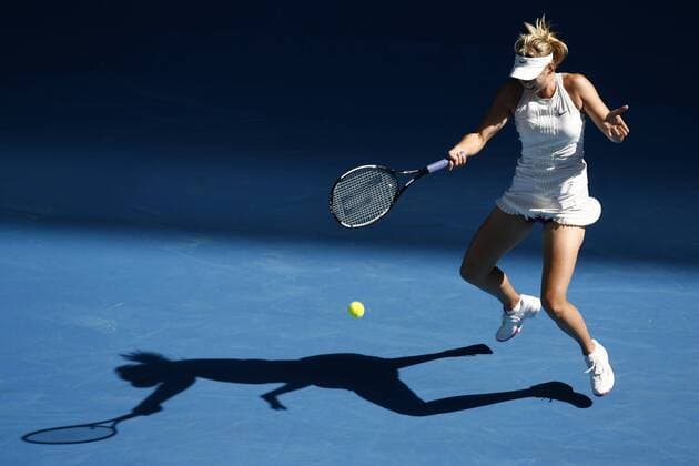 Maria Sharapova (Rußland) Tennis Damen Australian Open 2008, Grand Slam, WTA Tour Einzelbild Melbourne Dynamik, Tennis Damen Australian Open 2008, Grand Slam, WTA Tour Einzelbild Melbourne Dynamik,