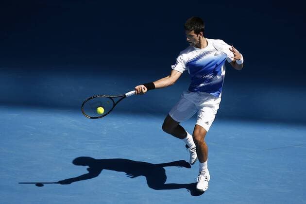 Novak Djokovic (Serbien) Tennis Herren Australian Open 2008, Grand Slam, ATP Tour Einzelbild Melbourne Dynamik, Tennis Herren Australian Open 2008, Grand Slam, ATP Tour Einzelbild Melbourne Dynamik,