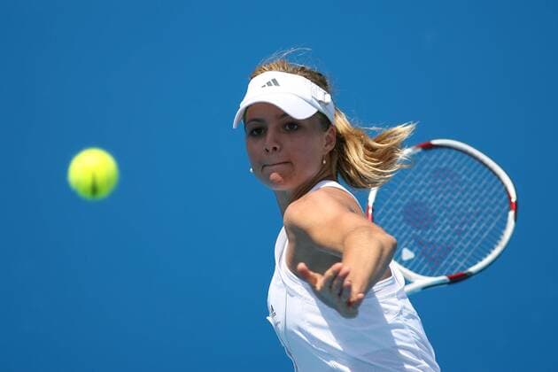 Maria Kirilenko (Russland) Tennis Damen Australian Open 2008, Grand Slam, WTA Tour Einzelbild Melbourne Dynamik, Tennis Damen Australian Open 2008, Grand Slam, WTA Tour Einzelbild Melbourne Dynamik,