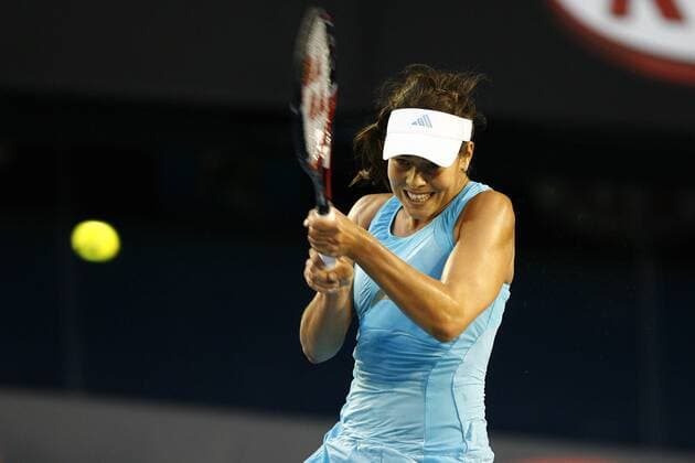 Ana Ivanovic (Serbien) Tennis Damen Australian Open 2008, Grand Slam, WTA Tour Einzelbild Melbourne Dynamik, Tennis Damen Australian Open 2008, Grand Slam, WTA Tour Einzelbild Melbourne Dynamik,