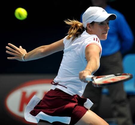 Justine Henin (Belgien) -  Tennis Damen Australian Open 2008, Grand Slam, WTA Tour Einzelbild o0 close Melbourne Tennis Damen Australian Open 2008, Grand Slam, WTA Tour Einzelbild o0 close Melbourne
