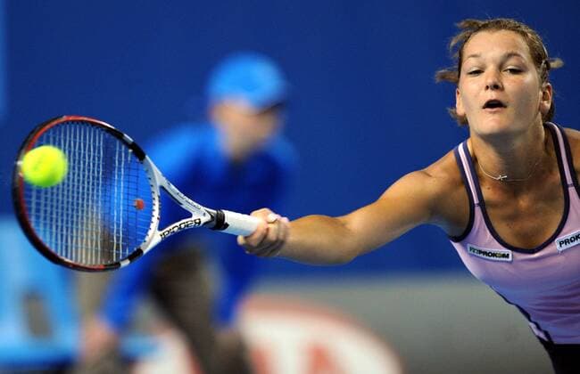Agnieszka Radwanska (Polen) -  Tennis Damen Australian Open 2008, Grand Slam, WTA Tour Einzelbild Melbourne Tennis Damen Australian Open 2008, Grand Slam, WTA Tour Einzelbild Melbourne