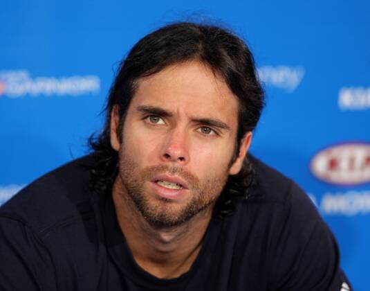 Fernando Gonzalez (Chile) enttäuscht Tennis Herren Australian Open 2008, Grand Slam, ATP Tour Porträt Melbourne Enttäuschung, Tennis Herren Australian Open 2008, Grand Slam, ATP Tour Porträt Melbourne Enttäuschung,