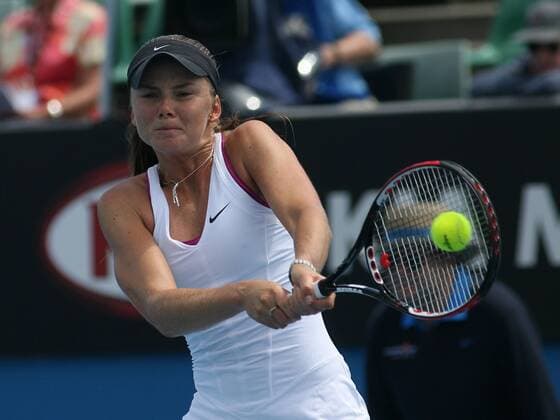 Daniela Hantuchova (Slowakei) Tennis Damen Australian Open 2008, Grand Slam, WTA Tour Einzelbild Melbourne Dynamik, Tennis Damen Australian Open 2008, Grand Slam, WTA Tour Einzelbild Melbourne Dynamik,
