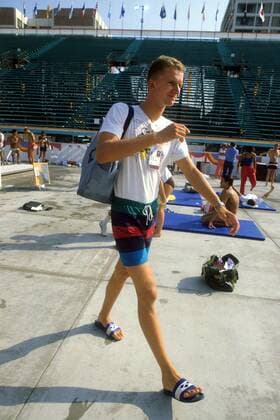 Michael Groß (BR Deutschland) Schwimmen OS Sommer Herren Olympische Spiele 1984, Sommerspiele Einzelbild Aufnahmedatum geschätzt Los Angeles, LA, L A Schwimmen OS Sommer Herren Olympische Spiele 1984, Sommerspiele Einzelbild Aufnahmedatum geschätzt Los Angeles, LA, L A