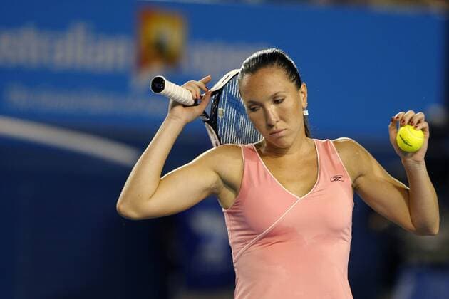 Jelena Jankovic (Serbien) enttäuscht -  Tennis Damen Australian Open 2008, Grand Slam, WTA Tour, Einzelbild Melbourne Tennis Damen Australian Open 2008, Grand Slam, WTA Tour, Einzelbild Melbourne
