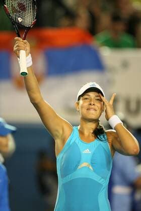 Ana Ivanovic (Serbien) jubelt Tennis Damen Australian Open 2008, Grand Slam, WTA Tour Einzelbild Melbourne Freude, Tennis Damen Australian Open 2008, Grand Slam, WTA Tour Einzelbild Melbourne Freude,