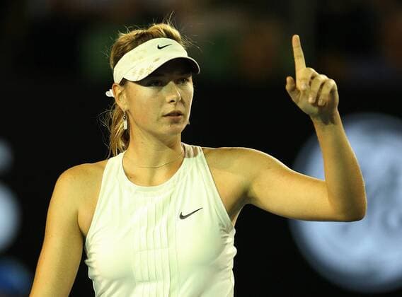 Maria Sharapova (Rußland) reklamiert Tennis Damen Australian Open 2008, Grand Slam, WTA Tour Einzelbild Melbourne Tennis Damen Australian Open 2008, Grand Slam, WTA Tour Einzelbild Melbourne
