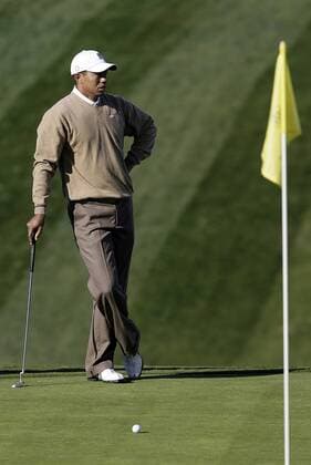 Tiger Woods (USA) - (Icon36959907) Golf Herren Buick Invitational 2008, PGA Tour, Einzelbild Torrey Pines San Diego Golf Herren Buick Invitational 2008, PGA Tour, Einzelbild Torrey Pines San Diego EDITORIAL USE ONLY