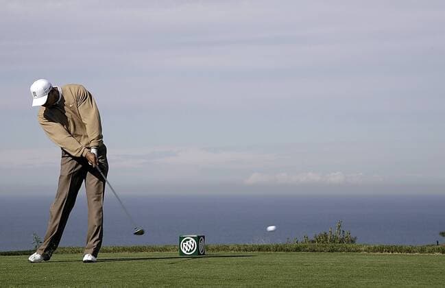 Tiger Woods (USA) - (Icon36959918) Golf Herren Buick Invitational 2008, PGA Tour, Einzelbild Torrey Pines San Diego Golf Herren Buick Invitational 2008, PGA Tour, Einzelbild Torrey Pines San Diego EDITORIAL USE ONLY