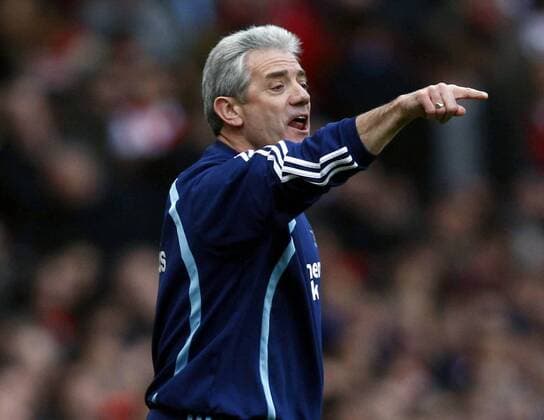 Trainer Kevin Keegan (Newcastle) gibt Anweisungen -  Fußball Herren FA Cup 2007 2008, Englischer Pokal, Pokalspiel, English Premier League, 1. Englische Liga Einzelbild London Fußball Herren FA Cup 2007 2008, Englischer Pokal, Pokalspiel, English Premier League, 1. Englische Liga Einzelbild London