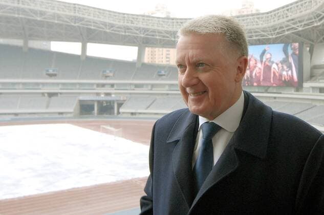 IOC Mitglied Hein Verbruggen (Niederlande) besucht das Shanghai Stadium -  (IMCpau17546203) OS Sommer Vorschau Olympische Spiele Peking 2008, Sommerspiele, Porträt Shanghai Stadium Shanghai OS Sommer Vorschau Olympische Spiele Peking 2008, Sommerspiele, Porträt Shanghai Stadium Shanghai