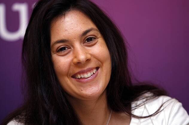 Marion Bartoli (Frankreich) gut gelaunt während der Pressekonferenz -  (pan24358) Tennis Damen Open Gaz de France 2008, WTA Tour, Pressetermin Porträt Paris Freude, Tennis Damen Open Gaz de France 2008, WTA Tour, Pressetermin Porträt Paris Freude,