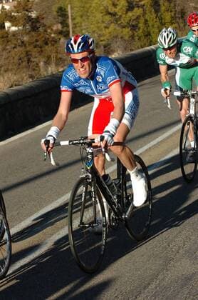 Christophe Moreau (Frankreich Agritubel) -  Radsport Herren Etoile de Besseges 2008, Straßenradsport, Straße, Rad Einzelbild 2. Etappe: Nimes - Saint Ambroix Radsport Herren Etoile de Besseges 2008, Straßenradsport, Straße, Rad Einzelbild 2. Etappe: Nimes - Saint Ambroix