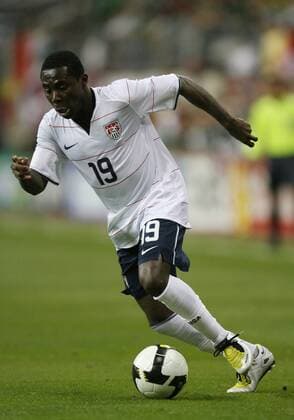 Freddy Adu (USA) am Ball - (Icon918m080206049) Fußball Länderspiel Herren Freundschaftsspiel 2008, Testspiel, Test, Nationalteam, Nationaltrikot Einzelbild Houston Dynamik, Fußball Länderspiel Herren Freundschaftsspiel 2008, Testspiel, Test, Nationalteam, Nationaltrikot Einzelbild Houston Dynamik, EDITORIAL USE ONLY