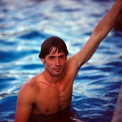Roland Matthes (DDR) Schwimmen Herren Fotoshooting 1972 Einzelbild Aufnahmedatum geschätzt Berlin Schwimmen Herren Fotoshooting 1972 Einzelbild Aufnahmedatum geschätzt Berlin