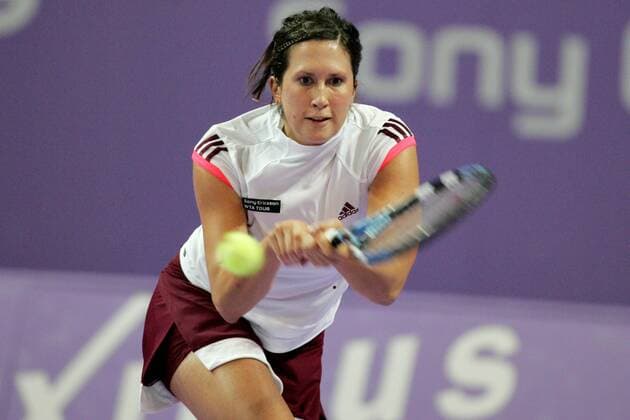 Sofia Arvidsson (Schweden) -  Tennis Damen Proximus Diamond Games 2008, WTA Tour Einzelbild Antwerpen Tennis Damen Proximus Diamond Games 2008, WTA Tour Einzelbild Antwerpen