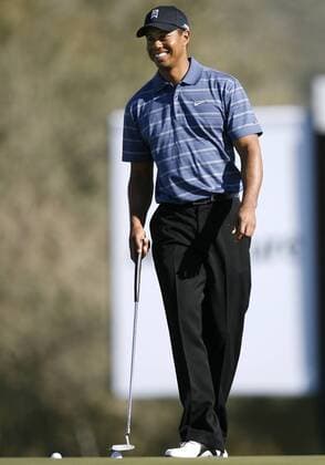 Tiger Woods (USA) - Put - (Icon3176056) Golf Herren WGC Accenture Match Play Championship 2008, PGA Tour, Training Einzelbild Marana Golf Herren WGC Accenture Match Play Championship 2008, PGA Tour, Training Einzelbild Marana EDITORIAL USE ONLY