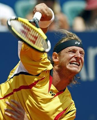 David Nalbandian (Argentinien) -  (pan24654) Tennis Herren ATP Turnier 2008, Tour Einzelbild Buenos Aires Dynamik, Tennis Herren ATP Turnier 2008, Tour Einzelbild Buenos Aires Dynamik,
