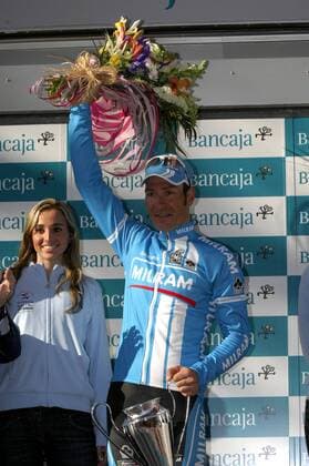 Erik Zabel (Deutschland Milram) gewinnt die 2. Etappe der Valencia Rundfahrt 2008 -  Radsport Herren Valencia Rundfahrt 2008, Straßenradsport, Straße, Rad, Gruppe 2. Etappe Radsport Herren Valencia Rundfahrt 2008, Straßenradsport, Straße, Rad, Gruppe 2. Etappe