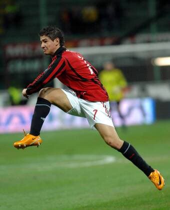 Alexandre Pato (AC Mailand) - Fußball Herren Serie A 2007 2008, 1. Italienische Liga, Milan Einzelbild Mailand Dynamik, Fußball Herren Serie A 2007 2008, 1. Italienische Liga, Milan Einzelbild Mailand Dynamik,