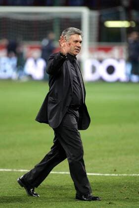 Trainer Carlo Ancelotti (AC Mailand) - Abgang - Fußball Herren Serie A 2007 2008, 1. Italienische Liga, Milan Einzelbild Mailand Fußball Herren Serie A 2007 2008, 1. Italienische Liga, Milan Einzelbild Mailand