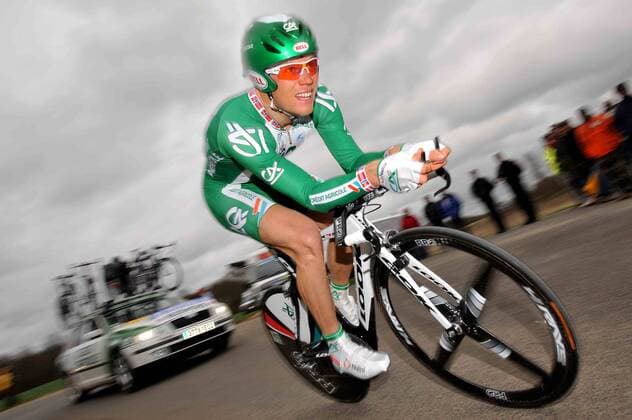 Thor Hushovd (Norwegen Credit Agricole) - Radsport Herren Paris Nizza 2008, Prolog, , Straßenradsport, Straße, Rad, Einzelzeitfahren, Zeitfahren Einzelbild Amily Dynamik, Radsport Herren Paris Nizza 2008, Prolog, , Straßenradsport, Straße, Rad, Einzelzeitfahren, Zeitfahren Einzelbild Amily Dynamik,